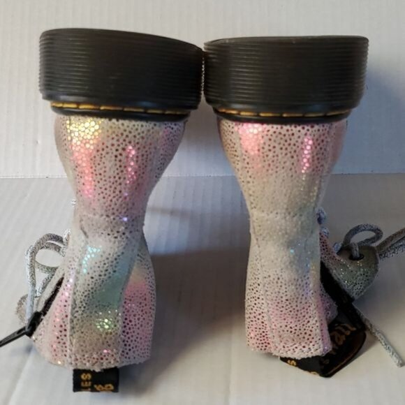 Dr Martens Pascal Boots Doc's DM's Doc Marten's Iridescent GIRLS Youth Kids 2 - Picture 8 of 12